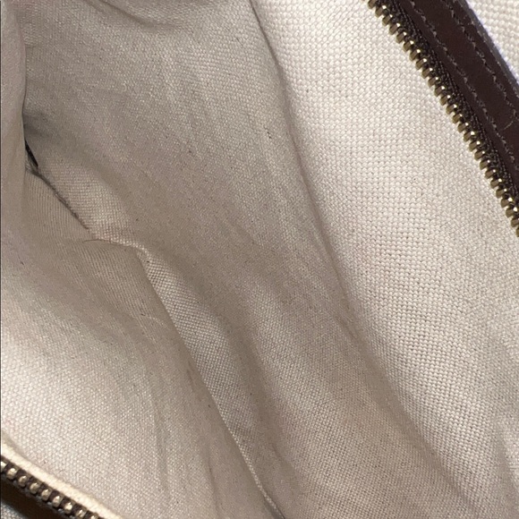 Gucci Brown Monogram crossbody Bag with Green & Red Web Stripe - Picture 12 of 14